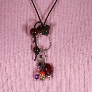 One of a kind Artisan Fidget Necklace Boho